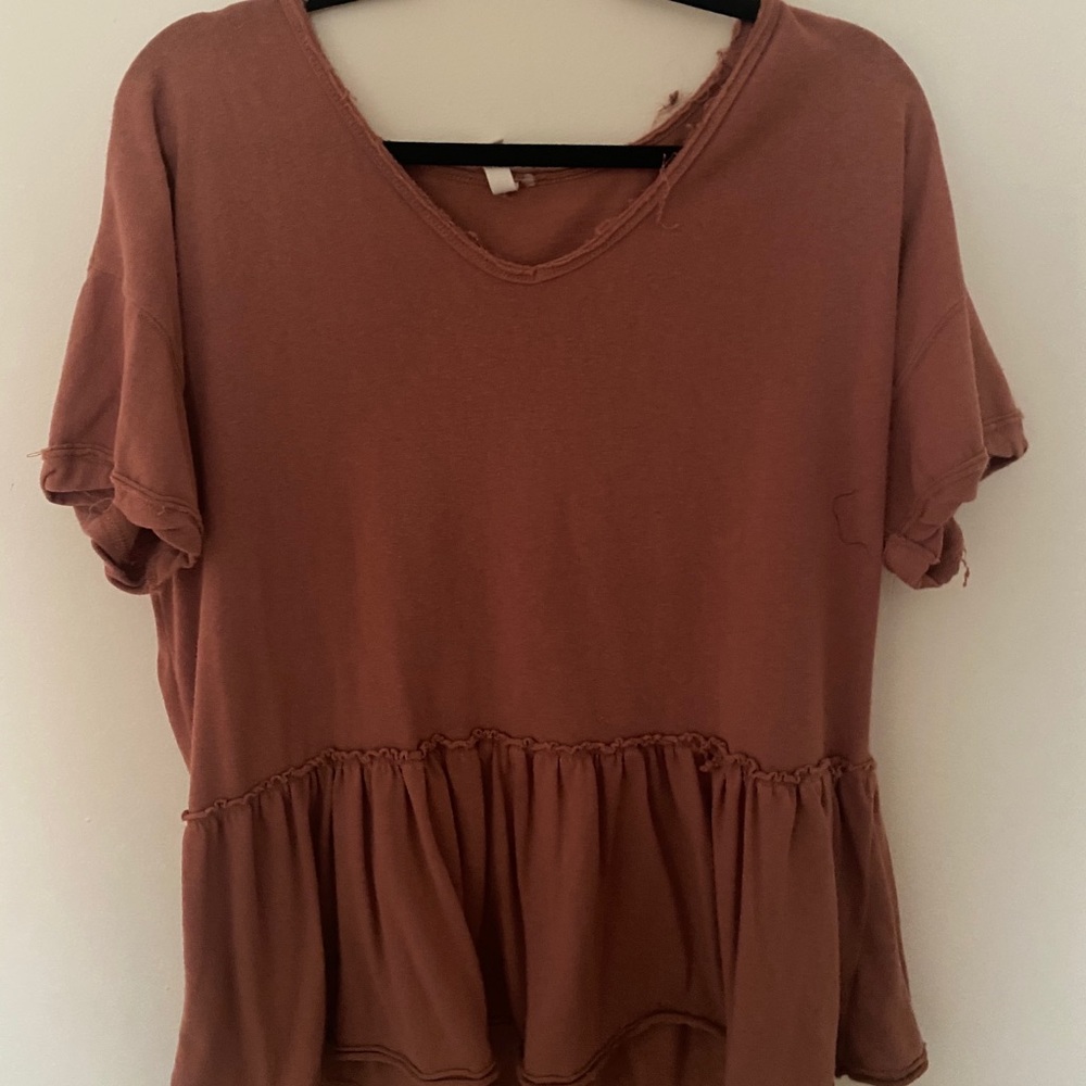 MAUVE BABYDOLL TOP